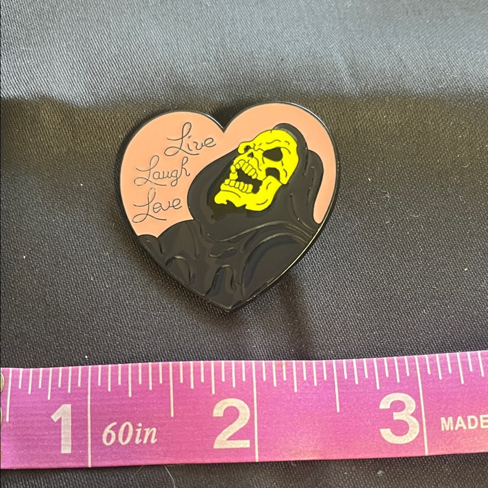 Skeletor Heart Enamel Pin 💀💖 | Masters of the Universe Inspired